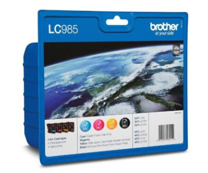 Tusz Brother LC985VALBP CMYK 260str. (zestaw)